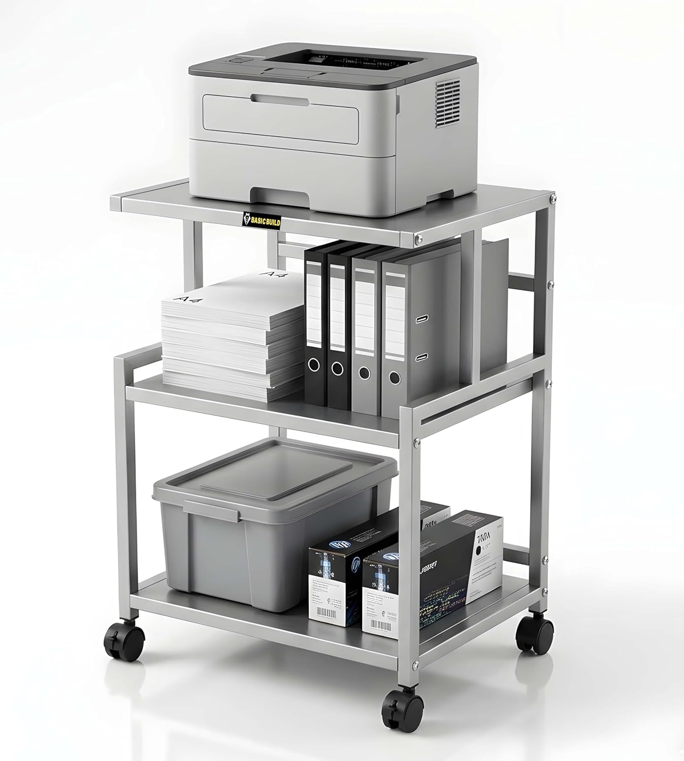 dfgrg Printer Stand Silver